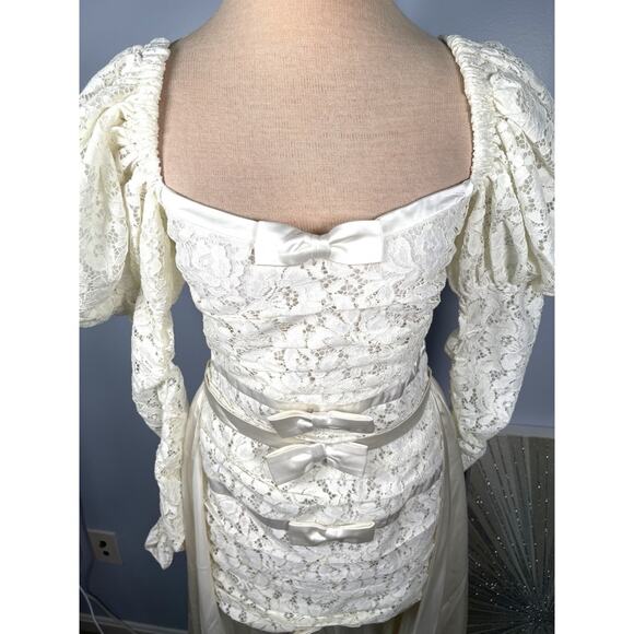 For Love And Lemons White Lace Maxi Dress - Picture 7 of 14